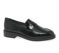 Caprice Gigi Womens Penny Loafers - UK 6, True Black