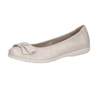 CAPRICE Women's 9-22153-42 Ballerina, Pearl Pearl Dee, 6 UK