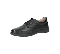 CAPRICE Men's Leather lace-up Shoes Comfortable, Black (Black Nappa), 7 UK