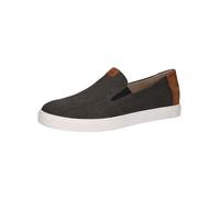 CAPRICE Men's Leather Slip-ons Without Laces, Black (Black Comb), 9,5 UK