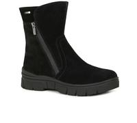 CAPRICE Women' 9-26437-41 Ankle Boots with Warm Lining, Black (Black Suede), 4 UK
