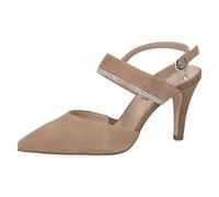 CAPRICE Slingpumps 9-29601-42 G-Width, Bark Suede, 5.5 UK