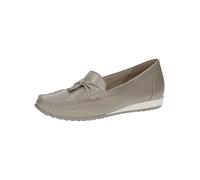 CAPRICE Women' 9-24260-42 Loafer Flat, Lt Grey SIL St, 8 UK