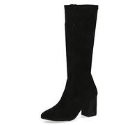 CAPRICE Women' 9-25526-41 Lace Up Heeled Ankle Boot, Black Met Comb, 4 UK