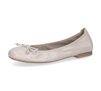 CAPRICE Women's 9-22108-42 Ballerina, White Orange, 5 UK