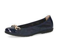 CAPRICE Women Ballet Flats Leather with Patent Finish