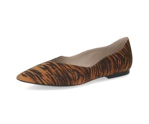 CAPRICE Women Damen 9-22110-42 Ballet Flat, Orange Tiger, 8.5 UK