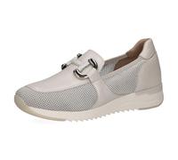 CAPRICE Women Damen 9-24536-42 Loafer, White Lt Gold, 9 UK
