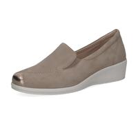 CAPRICE Women’s Leather Slip-ons, Brown (MUD Comb), 3.5 UK