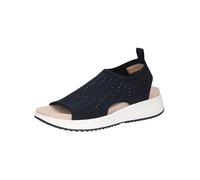 CAPRICE Women's Damen 9-28706-42 Flat Sandal, Ocean Knit, 4 UK
