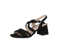 CAPRICE Women' 9-28301-42 Heeled Sandal, Black (Black Suede), 6 UK