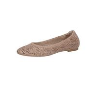 CAPRICE Women's 9-22101-44 Ballet Flats, BARK Suede, 36 EU, Bark Suede, 4 UK