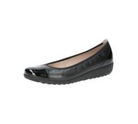 CAPRICE Women's 9-22103-41 Ballet Flat, Black Nappa Co, 6 UK