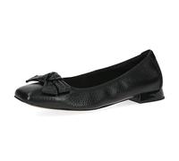 CAPRICE Women's 9-22105-42 Ballerina, Black Deer, 5 UK