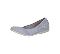 CAPRICE Women's 9-22107-42 Ballerina, Lt Blue Knit, 5 UK