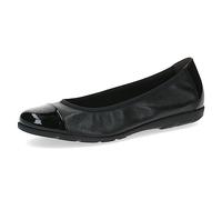 CAPRICE Women's 9-22152-41 Ballet Flat, Black (Black Comb), 3.5 UK