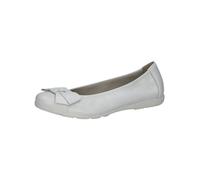 CAPRICE Women's 9-22153-42 Ballerina, White Deer, 9.5 UK