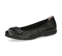 CAPRICE Women's 9-22153-42 Ballet Flats, Black Deer, 42 EU