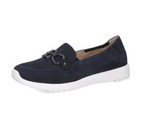 CAPRICE Women' 9-24708-42 Loafer Flat, Ocean Suede, 7.5 UK