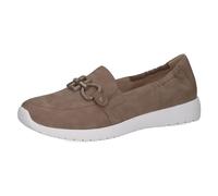 CAPRICE Women's 9-24708-42 Flat Slip-on Shoes, Mud Suede, 7.5 UK