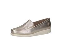CAPRICE Women's 9-24750-41 Loafer, Platinum Metal, 4 UK
