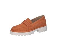 CAPRICE Women's 9-24750-42 Flat Slip-on Shoes, Orange Suede, 6 UK