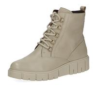 CAPRICE Women's 9-25207-41 Flat Ankle Boot, Ecru Nappa, 4 UK