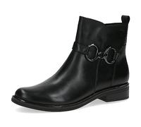 CAPRICE Women's 9-25300-41 Flat lace-up Ankle Boots, Black (Black Nappa), 4.5 UK