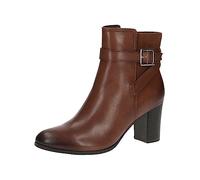 Caprice Women's 9-25327-41 Lace-up Ankle Boots with Heel, Cognac Comb, 4 UK