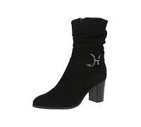 Caprice Women's 9-25328-41 Lace-up Ankle Boots with Heel, Black (Black Suede), 7 UK