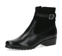 CAPRICE Women's 9-25333-41 Lace Up Heeled Ankle Boot, Black Nappa Co, 4.5 UK