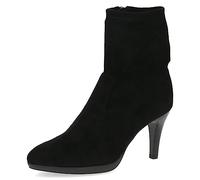 CAPRICE Women's 9-25338-41 Lace Up Heeled Ankle Boot, Black Met Comb, 4.5 UK