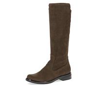 CAPRICE Women's 9-25512-41 Flat Boot, Khaki Stretch, 6.5 UK