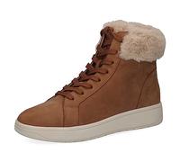 CAPRICE Women's 9-26104-41 Flat lace-up Boots Warm Lining, Camel Nubuck, 4 UK