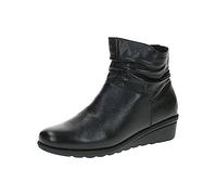 Caprice Women's 9-26210-41 Flat lace-up Boots Warm Lining, Black (Black Nappa), 4 UK