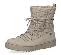 CAPRICE Women's 9-26215-41 Flat lace-up Boots Lining, Warm Grey Co, 3.5 UK