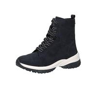 CAPRICE Women's 9-26259-41 Flat lace-up Ankle Boots, Ocean Suede, 7.5 UK