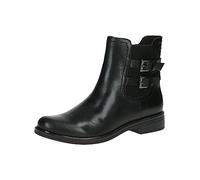 Caprice Women's 9-26414-41 Flat lace-up Ankle Boots, Black (Black Nappa), 6.5 UK