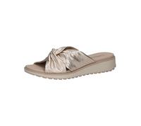 CAPRICE Women's 9-27202-42 Mule, Platinum Metal, 6 UK