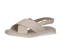 CAPRICE Women's 9-28102-42 Flat Sandals, Cream Perlato, 8 UK
