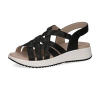 CAPRICE Women's 9-28708-42 Sandals, Black (Black Nappa), 9.5 UK