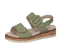 CAPRICE Women's 9-28714-44 Sandals, Green Suede, 9 UK