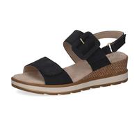 CAPRICE Women' 9-28753-42 Wedge Sandal, Ocean Nubuck, 7.5 UK