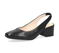 Caprice Women's 9-9-29500-28 Closed-Toe Pumps, Black Nappa, 6 UK