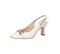 CAPRICE Women's 9-9-29626-20 Pumps Sling, Off-White Nappa, 6 UK
