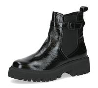 CAPRICE Women's ankle boots with buckle thermal insole, Black (Black Naplak), 7.5 UK