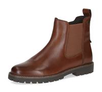 CAPRICE Women's ankle boots with zipper removable insole, Brown (Cognac Nappa), 6 UK