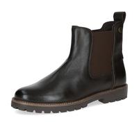 CAPRICE Women's ankle boots with zipper removable insole, Brown (Dk Brown Nappa), 4 UK