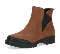 CAPRICE Women's ankle boots without heel Airmotion made of leather Flat Width G