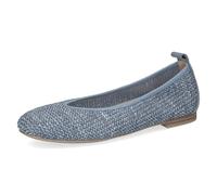CAPRICE Women's Ballerinas with Heel, Blue (Blue Comb), 4 UK